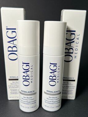 LOT of 2 Obagi REBALANCE Skin Barrier Recovery Cream 1.7 oz Full Regular Size